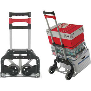 lot 6093 image: Magna Cart Personal 150 lb Capacity Aluminum Folding Hand Truck