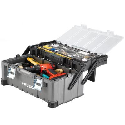 lot 6103 image: 22 Inch Husky Cantilver  Pro Tool Box