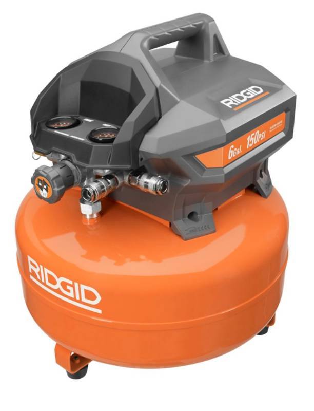 lot 6111 image: 6 Gal. Portable Electric Pancake Compressor