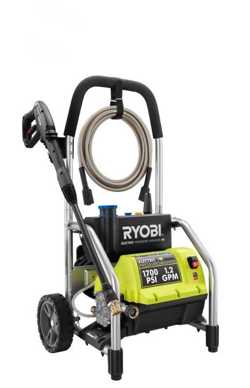 lot 6161 image: Ryobi Electric 1700 psi 1.2 GPM Pressure Washer