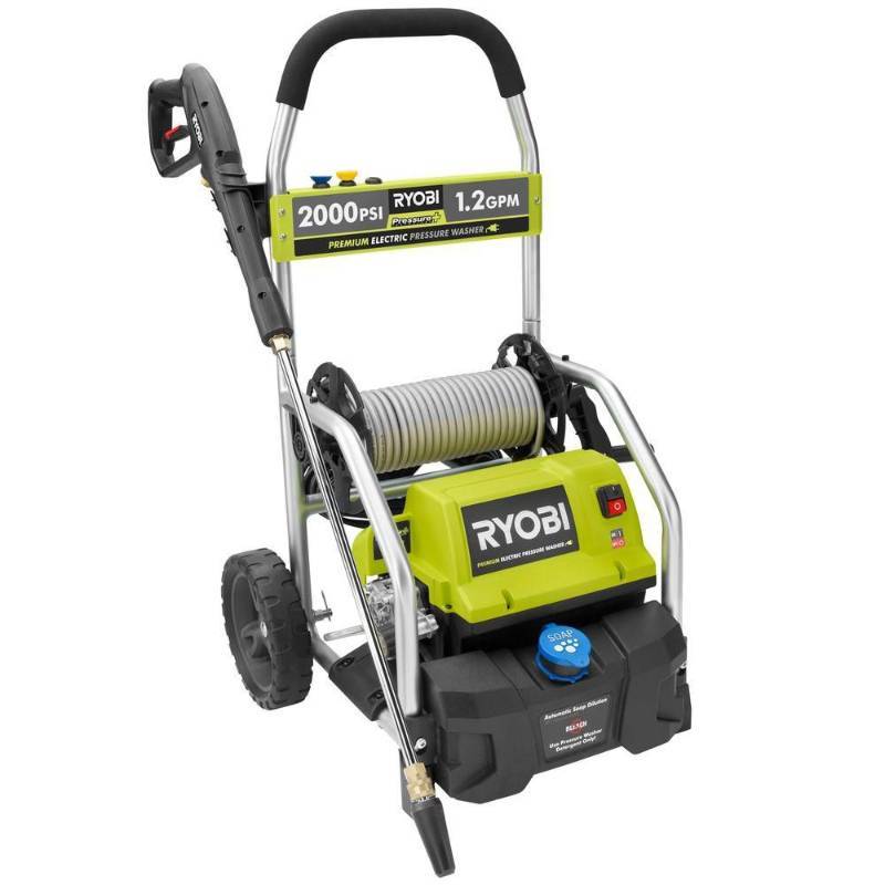 lot 6173 image: Ryobi Ry141900 2000-psi 1.2-gpm Electric Pressure Washer