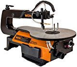 lot 6204 image: WEN 3920 16-inch Variable Speed Scroll Saw With Flexible LED Light