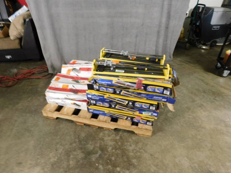 lot 6132 image: Very Large Lot of Tile Cutters not tested inspect for parts and condition