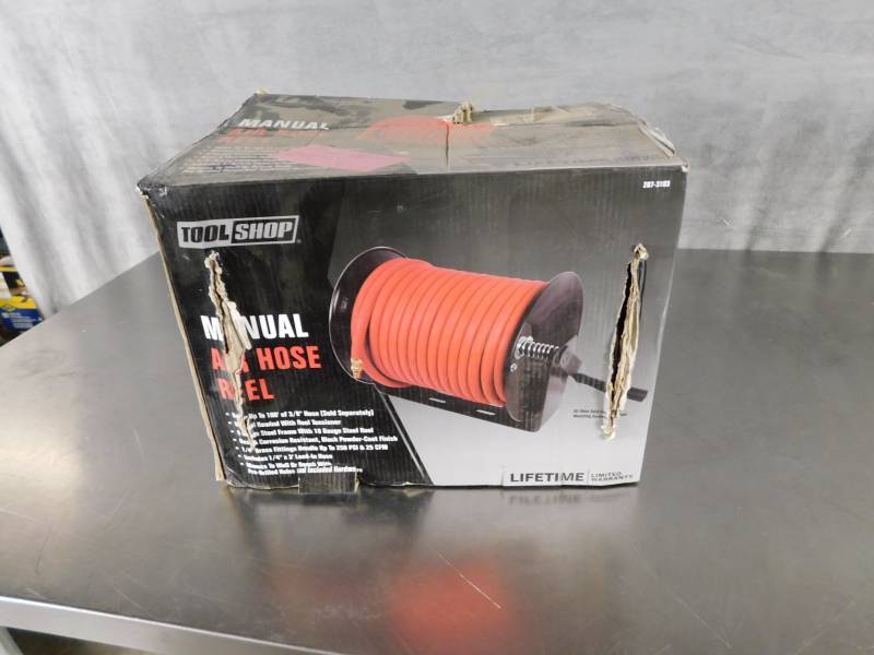 lot 6181 image: Tool Shop Manual Air Hose Reel