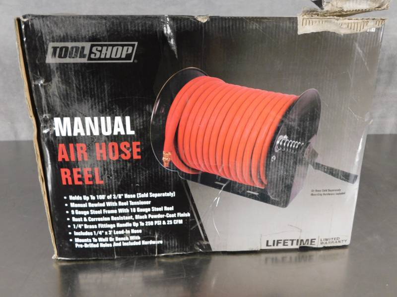 lot 6182 image: Tool Shop Manual Air Hose Reel