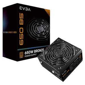 lot 15107 image: $$ EVGA 220-B5-06500-V1 650 B5, 80 Plus Bronze 650W, Fully Modular, EVGA ECO Mode Compact 150mm Size, Power Supply