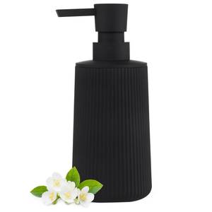 lot 15151 image: DAHACIS Black Soap Dispenser, Modern Stylish Small Hand Dish Soap Dispenser for Kitchen and Bathroom Plastic Resin (Matte Black, 1)