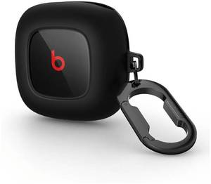 lot 15161 image: SURITCH Protective Case Cover and Keychain for Beats Fit Pro Earbuds - Shock-Absorbing TPU Shell in Black