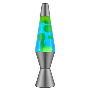 lot 15274 image: Lava Lamp - 14.5 Deep Ocean - The Original Motion Lamp - Green Wax and Blue Liquid - 2634