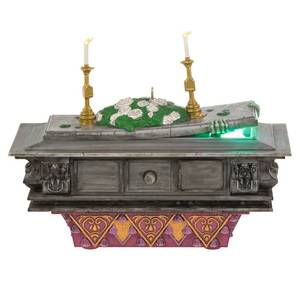 lot 15297 image: Hallmark Keepsake Christmas Ornament 2023, Disney The Haunted Mansion Collection The Coffin in the Conservatory With Light and Sound, Gifts for Disney Fans