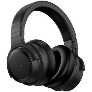 lot 15305 image: commalta E7 Active Noise Cancelling Headphones Wireless Bluetooth Headphones with Rich Bass, Wireless Headphones with Clear Calls, Bluetooth 5.0, 30 Hours Playtime, Comfort Fit, Black
