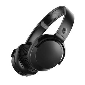 lot 15307 image: Skullcandy Riff 2 On-Ear Wireless Headphones, 34 Hr Battery, Microphone, Works with iPhone Android and Bluetooth Devices - Black