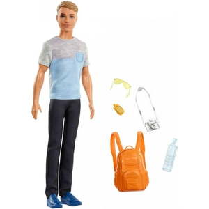 lot 15311 image: Barbie Ken Travel Doll W Ith 5 Tourist-Themed Accessories