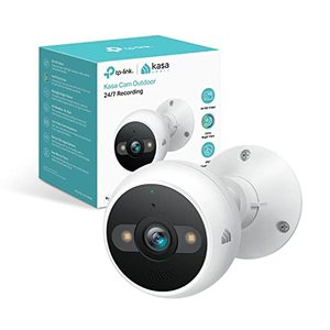 lot 15313 image: Kasa Smart 2K QHD Security Camera Outdoor Wired, IP65, Starlight Sensor & 98Ft Night Vision, MotionPerson Detection, 2 Way Audio wSiren, CloudSD Card Storage, Alexa &Google Home Compatible(KC420WS)