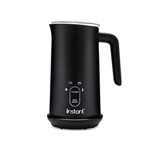 lot 15326 image: Instant Pot Milk Frother, 4-in-1 Electric Milk Steamer, 10oz295ml Automatic Hot and Cold Foam Maker and Milk Warmer for Latte, Cappuccinos, Macchiato, From the Makers of Instant 500W, Black