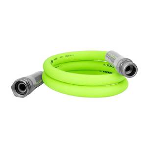 lot 15359 image: Flexzilla Garden Lead-In Hose 58 in. x 5 ft., Heavy Duty, Lightweight, Drinking Water Safe, ZillaGreen - HFZG505YW-E