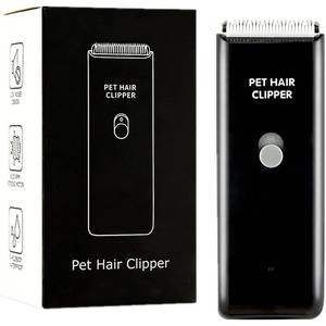 lot 15392 image: Dog Cat Home Hair Waterproof Clipper Portable Electric USB Rechargeable Pet Grooming Tools Low Noise Shaver Cordless Trimmer for Small and Large Pets