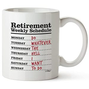 lot 15401 image: Funny Retirement Gifts for Women Men Dad Mom. 2024 Retirement Coffee Mug Gift. Retired Mugs for Friends Coworkers Office & Family. Unique Novelty Ideas for Her Nurses Navy Air Force Military Gag