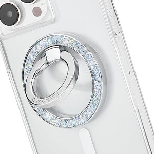 lot 15409 image: Case-Mate Magnetic Phone Grip and Phone Ring Holder - Magnetic iPhone Holder - Removable MagSafe iPhone Accessories - Rotatable Kickstand for iPhone 15 Pro Max 14 Pro Max 13 Pro Max - Twinkle Disco