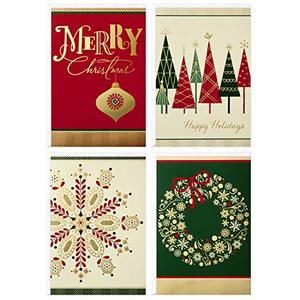 lot 15445 image: Hallmark Image Arts Boxed Christmas Cards Assortment, Elegant Icons (4 Designs, 24 Cards with Envelopes)