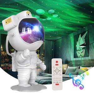 lot 15462 image: Astronaut Star Galaxy Projector, LED Night Light with Bluetooth Speaker, Super Large Coverage Area, 33 Aurora Scenes, Gift for Kids Adults Home Party Ceiling Decor