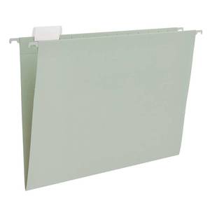 lot 15474 image: Y YOMA Legal Size - 25 Pack Colored Hanging File Folders Decorative Hanging Folder Cute Pretty File Folder for Filing Cabinet Office Home with 15-Cut Adjustable Tabs, Morandi Green