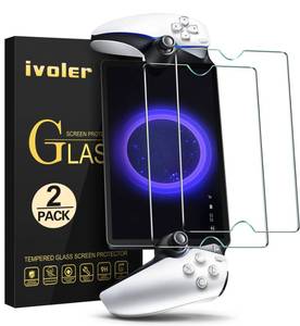 lot 15548 image: ivoler 2-Pack Screen Protector Tempered Glass for PlayStation Portal Remote Player 8 inch 2023, Transparent HD Clear Anti-Scratch Screen Protector for PlayStation PS Portal Remote Player 8.0