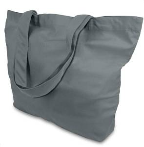 lot 15576 image: TOPDesign 1-Pack Super Strong Large 12oz Cotton Canvas Tote Bag, Reusable Grocery Shopping Cloth Bags, Fashionable Two-Tone Bags for Crafts, DIY Your Creative Designs