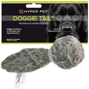 lot 15623 image: Hyper Pet Doggie Tail &amp Pal Interactive Plush Dog Toys (Wiggles, Vibrates &amp Barks - Dog Ball for Stimulating Play) Interactive Dog Toys, Dog Squeaky Toys- Colors May Vary