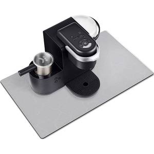 lot 15624 image: Golener Coffee Bar Mat, Under Coffee Maker Mat, 23x15Tray Mat Under Coffee Machine, Rubber Coffee Maker Mat, Under Appliance Mats, Silicone Hot Mats for Coffee Machine, Dish Drying Mat, Marble Gray