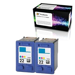 lot 15661 image: OCProducts Refilled Ink Cartridge Replacement for HP 22 for PSC 1410 Deskjet F4180 F2280 D2360 D1560 D2460 F380 Officejet 4315 Printers (2 Color)