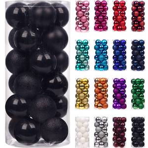 lot 15664 image: Emopeak 24Pcs Christmas Balls Ornaments for Xmas Christmas Tree - Mini Shatterproof Christmas Tree Decorations Hanging Ball for Holiday Wedding Party Decoration (Gold, 1.2-3.1CM)