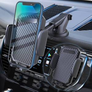 lot 15690 image: FBB Phone Mount for Car,  Off-Road Level Suction Cup Protection  3in1 Long Arm Suction Cup Holder Universal Cell Phone Holder Mount Dashboard Windshield Vent Compatible with All Smartphones