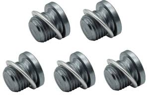 lot 15694 image: Dsnaduo 5PCS Oil Drain Plug M14x1.5 Fit for 06-21 Audi A3 A4 A5 A6 A7 Q3 Q5 Q7 RS3 RS5 RS7 SQ5 TT, 09-11 VW Beetle CC GTI Jetta Passat Tiguan, Replace N91167901, N0160276 with Crush Washer N0138157