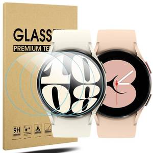 lot 15704 image: Suoman 4-Pack for Samsung Galaxy Watch 6 40mm  Galaxy Watch 5 40mm  Galaxy Watch 4 40mm Screen Protector, Perfectly Fit Tempered Glass Protector for Galaxy Watch 65  4 (40mm) Smartwatch
