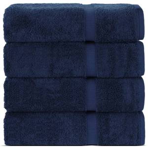 lot 15737 image: Chakir Turkish Linens  Hotel & Spa Quality 100% Cotton Premium Turkish Towels  Soft & Absorbent (4-Piece Bath Towels, Navy)