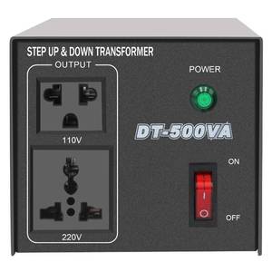 lot 15751 image: Yinleader Step Up & Step Down Voltage Transformer Power Converter with US Power Cord,Convert 110V to 220V OR 220V to 110V wUS Power Cord,Circuit Breaker Protection use in Your Countries (500W)