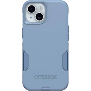 lot 15808 image: OtterBox iPhone 15, iPhone 14, and iPhone 13 Commuter Series Case - CRISP DENIM (Blue), Slim & Tough, Pocket-Friendly, with Port Protection