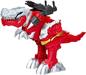 lot 15885 image: Power Rangers Battle Attackers Dino Fury T-Rex Champion Zord Electronic Action Figure Toy for Kids Ages 4 and Up with Lights and Sounds (B08SQFY7LV)