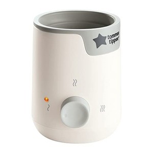 lot 16017 image: Tommee Tippee Easiwarm Bottle Warmer, Warms Baby Feeds to Body Temperature in Minutes, Automatic Timer, One-Dial Operation, White