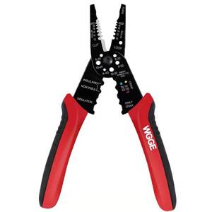 lot 16051 image: WGGE WG-015 Professional 8-inch Wire Stripperwire crimping tool, Wire Cutter, Wire Crimper, Cable Stripper, Wiring Tools and Multi-Function Hand Tool.
