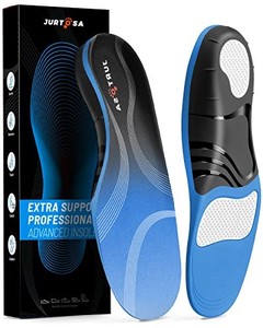 lot 16058 image: Plantar Fasciitis Insoles, Professional Pain Release Insoles, 250LB Dynamic Support Flat Feet Release Inserts for Long Time Walking Fathers Day Gift (Blue, XL Mens 10-12  Womens 12-14)
