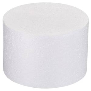 lot 16061 image: MECCANIXITY Round Foam Cake Dummy 4 Inch x 6 Inch Circle Dummy Cake Set for Wedding Cakes, Birthday Cakes, Crafts, and Window Displays