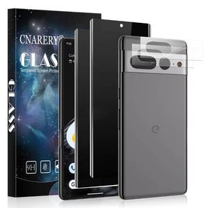 lot 16073 image: Cnarery 22 Pack Privacy Screen Protector for Google Pixel 7 Pro, 2 Pack Privacy Tempered Glass Screen Protector and 2 Pack Camera Lens Protector Easy InstallationAnti-peeping