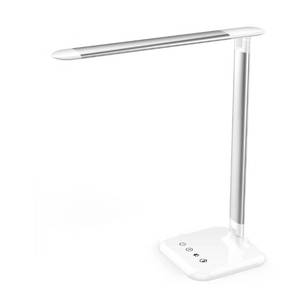 lot 16145 image: LED Desk Lamp for Home Office - Dimmable, Eye-Caring Reading Table Lamp, 5 Lighting Modes 10 Brightness Levels, Touch Control, 3060 min Auto Timer