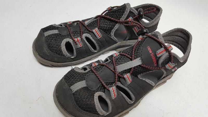 lot 6938 image: Cool pair of boat or lake size kids P3 shoes easy on and off with the draw string tie