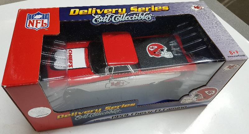 lot 6091 image: KC Chiefs commemorative Ertl Collectables 125 scale 1959 Chevy El Camino