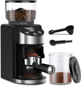 lot 37377 image: Gevi Burr Coffee Grinder, Adjustable Burr Mill with 35 Precise Grind Settings, Electric Coffee Grinder for EspressoDripPercolatorFrench PressAmericanTurkish Coffee Makers, 120V200W, Black