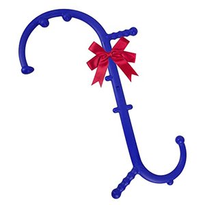 lot 37379 image: Massage Trigger Point Cane, Body Deep Tissue, Handheld Back, Neck, Shoulder, Leg and Feet Massager Rod, Muscle Release Tool Self Massage Hook Cane for Women & Men, Blue