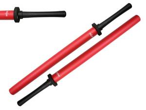 lot 37380 image: S-TEC 35 Practice Padded Foam Sparring Sword Set with ABS Handle and PVC Core. (Red)